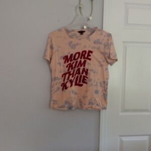 Eleven Paris More Kim Than Kylie $70 Tie Dye Tee Shirt
